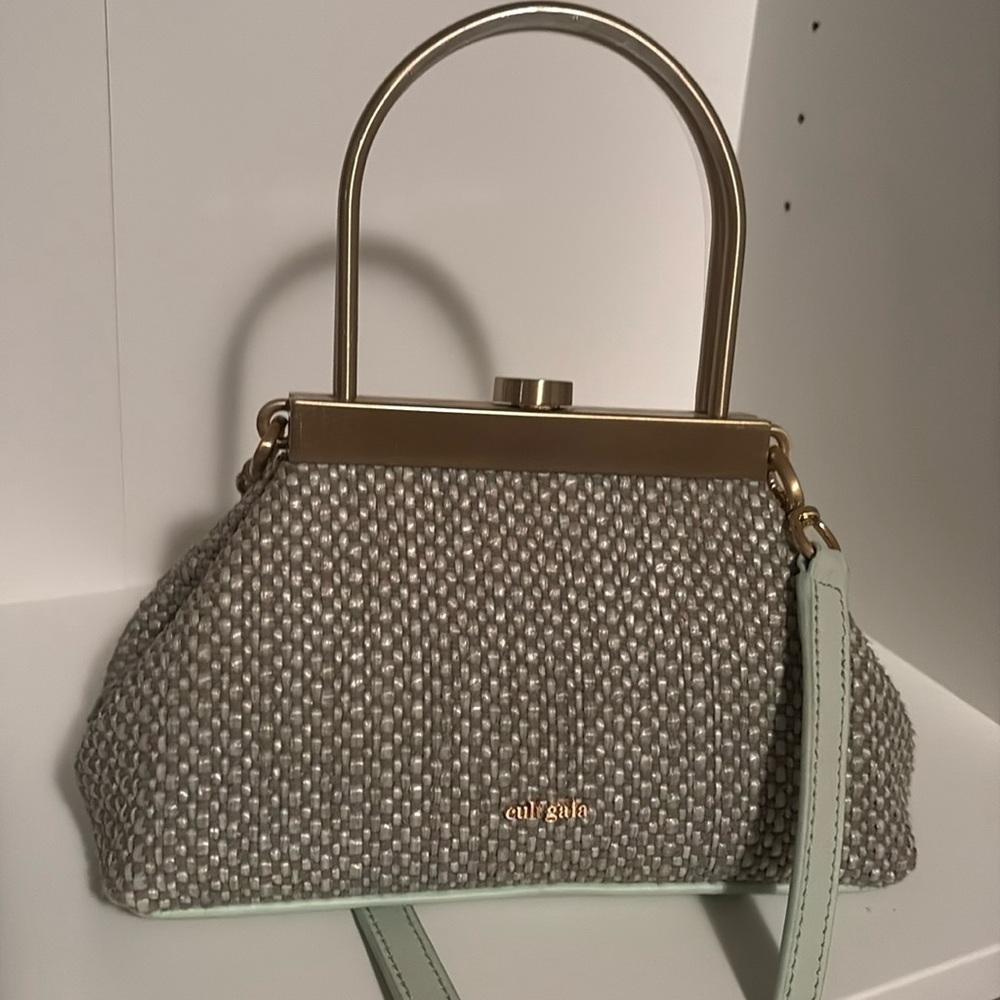 Cult Gaia mint mini retro bag